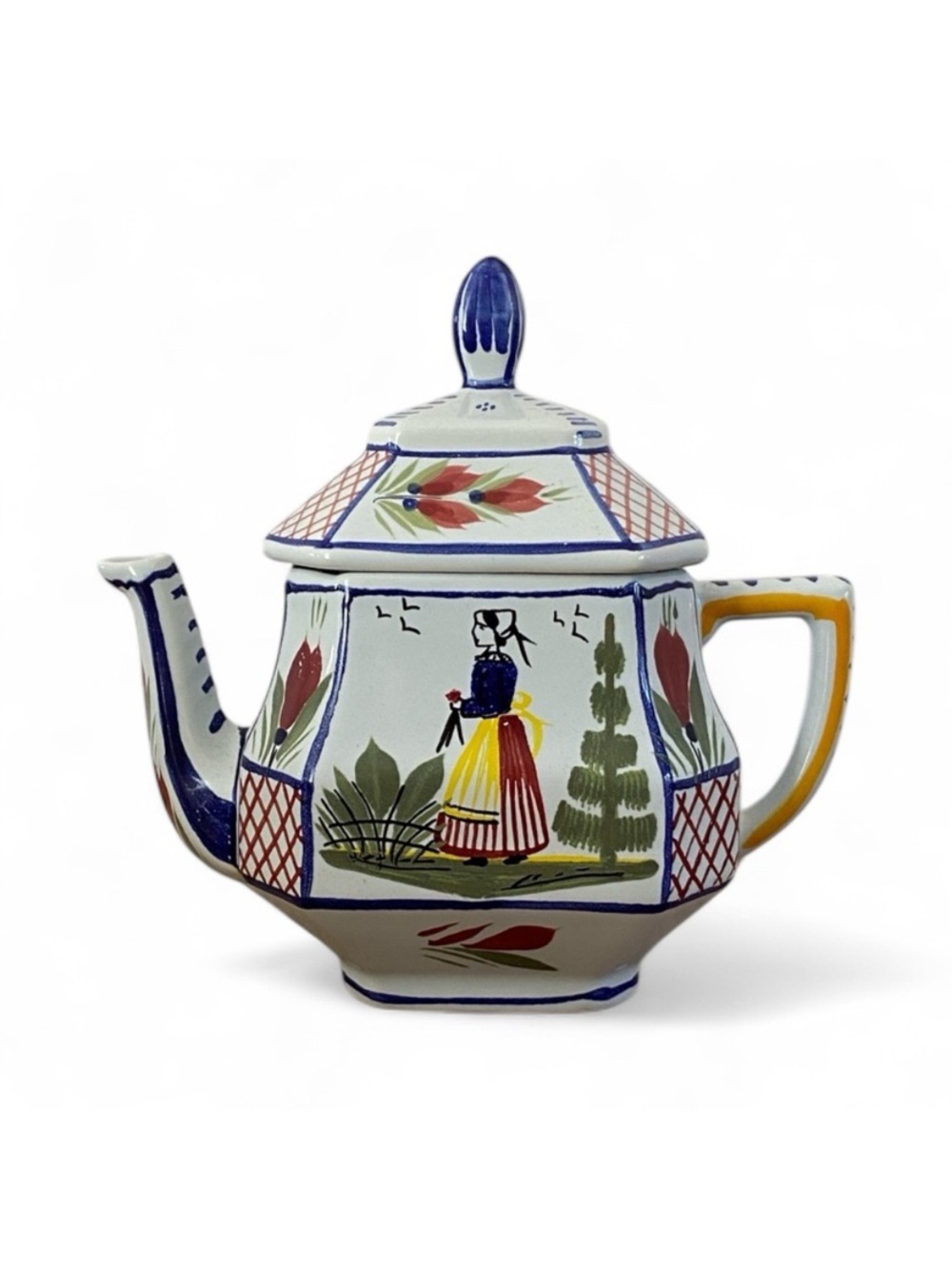 Vintage Henriot Quimper Teapot